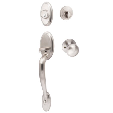 Sure-Loc Hardware Sure-Loc Hardware Aspen Handleset, Durango Handleset Trim, Satin Nickel AN507-DU-RD 15